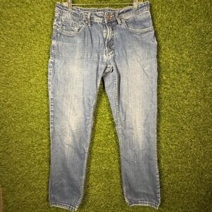 Buffalo David Bitton‎ Jackson Straight Stretch Blue Denim Jeans 32x32